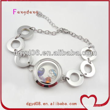 316 special design stainless steel women locket bracelet wholesale